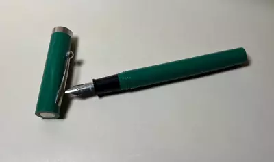 Vintage Sheaffer No-Nonsense Cartridge Pen Green Flat Top New Old Stock (NOS) • $22.50