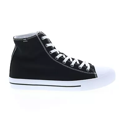 Lugz Rover HI MROVEHC-060 Mens Black Canvas Lifestyle Sneakers Shoes • $23.99