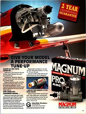 Magnum Pro ABC Engines Vintage 1988 Print Ad Ephemera Wall Art Decor • $17.99