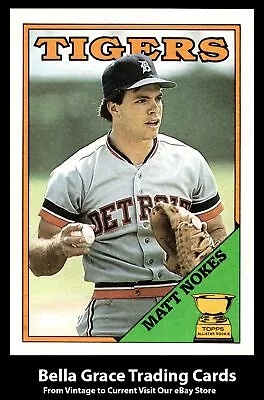 1988 Topps Matt Nokes #645 Detroit Tigers Rookie MLB Baseball  • $2.59