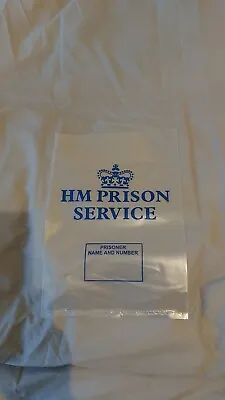£4.50 • Buy HMP Prison Bag Clear For Collectorable Item 
