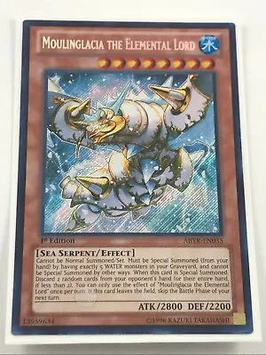 Yu-Gi-Oh - JCC - Moulinglacia The Elemental Lord Card - ABYR-EN035 - New • $26.73