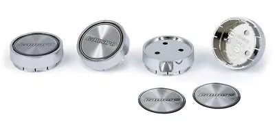 82-92 Camaro Z28 N90 Wheel Chrome Center Cap SetBlack/Silver Camaro Logo - 4 • $82.39