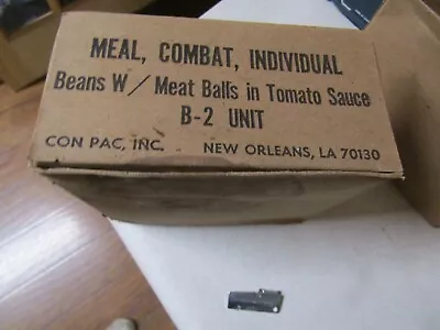 Genuine Us Military Vietnam Era C Ration Complete Meal With Free P-38 B2 Beans M • $39.99