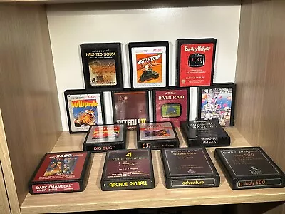 Atari 2600 Games - Pick The Ones You Want!  All Are Cleaned/tested - Work Great! • $4