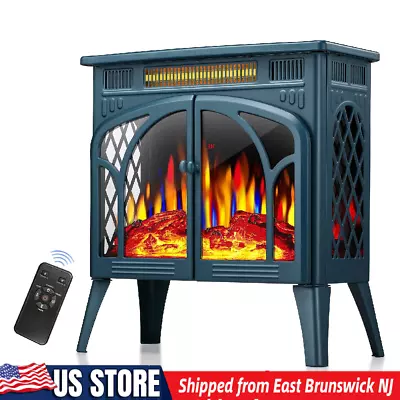 Electric Fireplace26.5'' Darkgreen With Overheating Safety From NJ 08816 • $169.99