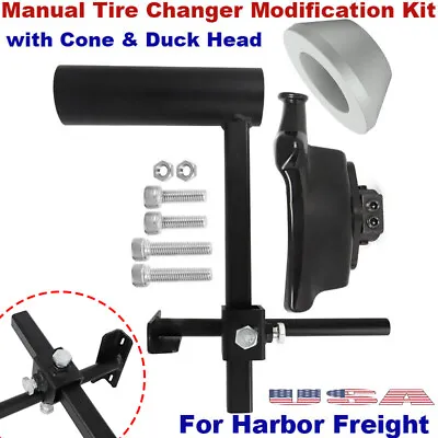 22'' Manual Tire Changer Modified Kit With Duck Head Mount & Cone - Welded Kit • $129.99