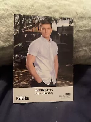 Eastenders David Witts Cast Card  • £2