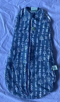 ERGOPOUCH BOYS SZ 000 0-3 Months SLEEPING BAG SWADDLE 2.5 TOG BLUE • $32