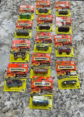 Vintage Matchbox Superfast Lot Of 13 From The 90s NOS • $50