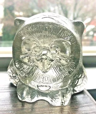 Vintage Mid Century Modern Crystal Owl Figurine Goebel West Germany Crystal • $21.83