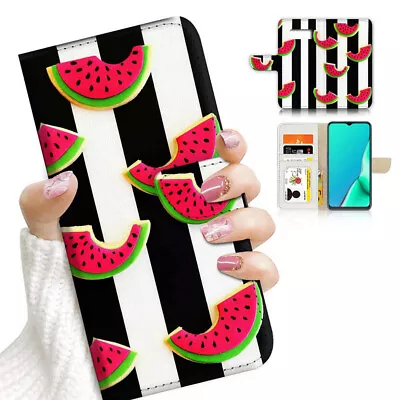 ( For Samsung S7 ) Wallet Flip Case Cover AJ23918 Watermelon • $12.99