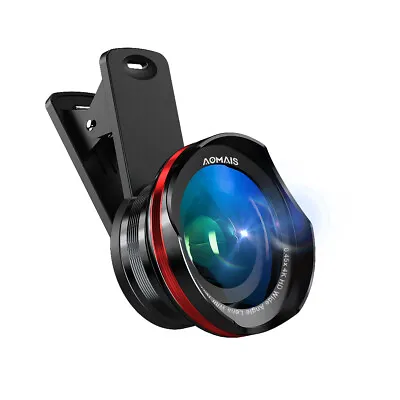 $10.59 • Buy LED Light 18x Macro Phone Camera Lens Kit Clip On For IPhone Android Smartphone
