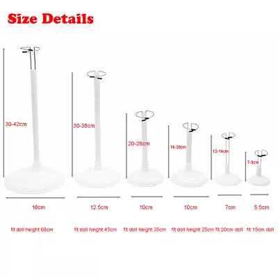 1/5pcs Doll Display Holder Puppet BJD Doll Support Base Wrist Stand Doll Bracket • $14.24