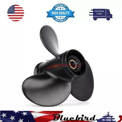 9 X 9 Aluminum Boat Propeller For Mercury6-15hp 48-828156A12 8 Spline Tooth • $48.44