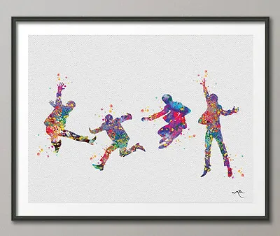 £14.40 • Buy Beatles Watercolor Painting Print Poster Archival Wall Decor Art