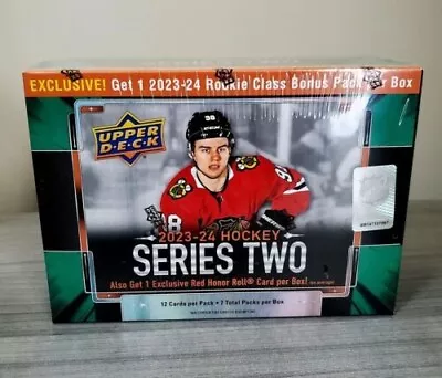 2023-24 Upper Deck Series 2 Hockey NHL Exclusive Mega Box NEW SEALED SHIPS TODAY • $43.45