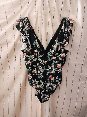 Modcloth One Piece Floral Swim Suit - Women's Size XL - See Pic For Print • $19.99