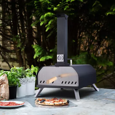 Pizza Oven Outdoor Wood Fired With Chimney Portable Patio Ovens Fold-up Legs • $88.58