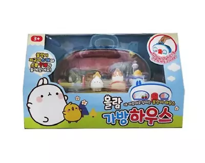 Molang Figure Bag House Korea Toy Role Play Set • $83