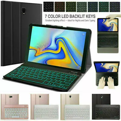 For Samsung Galaxy Tab A 8.0  S6 S5e 10.1  10.5  Tablet Bluetooth Keyboard Case • $42.98