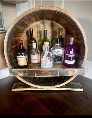Barrel Bar - Oak Whisky Barrel - Home Bar - Drinks Cabinet • £165