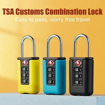 $5.31 • Buy Travel Bags Lock TSA Customs Combination Code Locks Padlock For Luggage Zipper