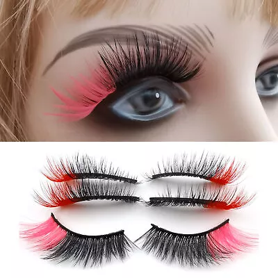 5 Pairs Eyelash Charming Thick Thin Long Wispy Natural False Lashes Waterproof • £5.33