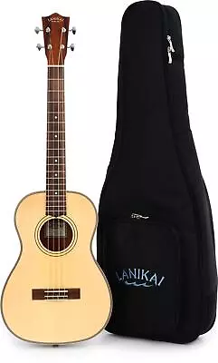 Lanikai SPST-B Spruce Solid Top Morado Back And Sides Ukulele - Baritone • $269