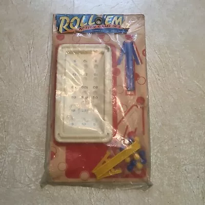 VINTAGE Hasbro Roll 'em Game Action Game Of Skill Marbles NOS  • $4.99
