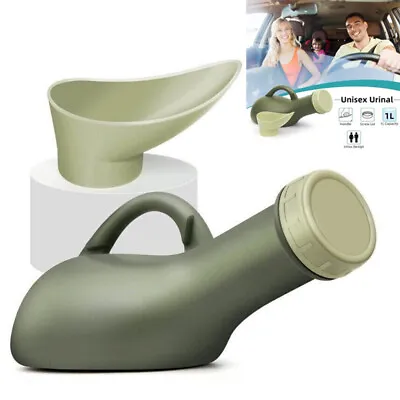 Female Male Universal Urine Portable Bottle Urinal Toilet Travel Camping Outdoor • £5.69