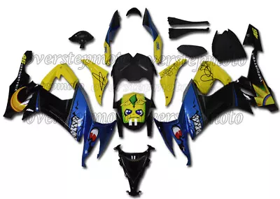 Injection Mold Plastics ABS Bodywork Fairing Kit Fit For 2008-2010 ZX-10R 08-10 • $529.50