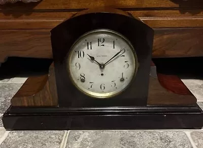 Seth Thomas Adamantine Mantle Clock Circa 1920 Original Untested No Key • $85