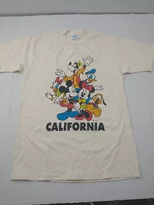 Vintage Velva Sheen Disney California Mickey Minnie Pluto Daisy Donald Goofy Med • $17.60