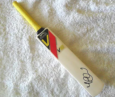 $100 • Buy Michael Clarke Signed Mini Cricket Bat Coa Australia World Cup Bradman Ashes