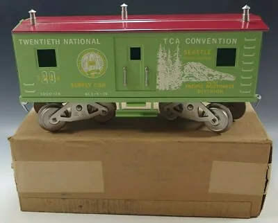 McCOY'S TRAIN 20 NATIONAL CONVENTION 1974 SUPPLY CAR STANDARD GAUGE MIB • $145.03