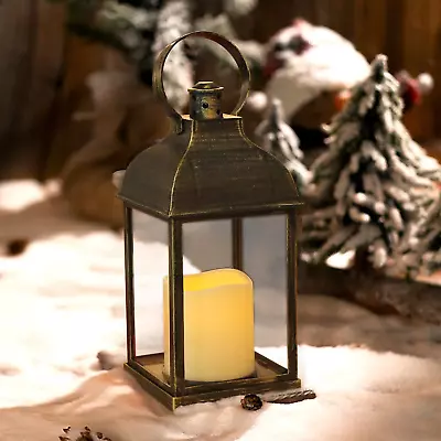 Decorative Candle Lanterns Flameless Battery-Operated With Timer Function Hallo • $13.89