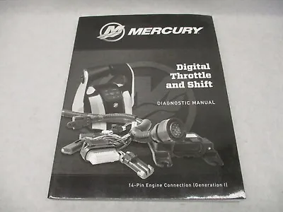 90-8M0057654 2015 Mercury Mercruiser DTS 14-Pin Gen 1 Diagnostic Service Manual • $49.95