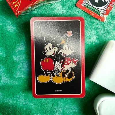 Vintage Disney Mickey Mouse And Minnie Mouse Playing Cards New & VTG Case • $7.75