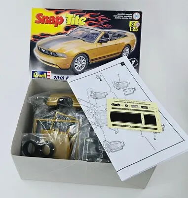 2011 Revell Snap Tite 2010 Ford Mustang GT Convertible Model Kit (Sealed Parts) • $20