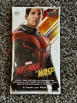 2018 Upper Deck Marvel Ant-Man And The Wasp Sealed Hobby Pack Box Case Auto 🔥 • $1.99