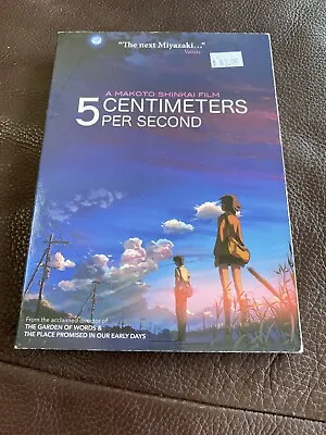 5 Centimeters Per Second DVD Makoto Shinkai Film Discotek Rare OOP • $32.18