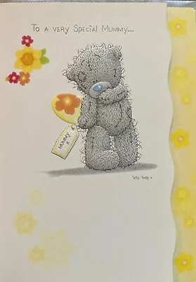 £2 • Buy Me To You Tatty Teddy Bear Cute Happy Easter Time Greeting Card To Special Mummy