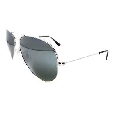 £105 • Buy Ray-Ban Sunglasses Aviator 3025 W3277 Silver Grey Mirror Medium 58mm