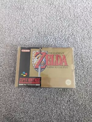The Legend Of Zelda : A Link To The Past Super Nintendo SNES PAL Boxed Map • £14.50