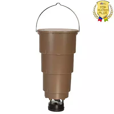 5 Gal All-In-One Hanging Plastic Deer Feeder Tapered Bucket W/Adjustable Timer • $86.92