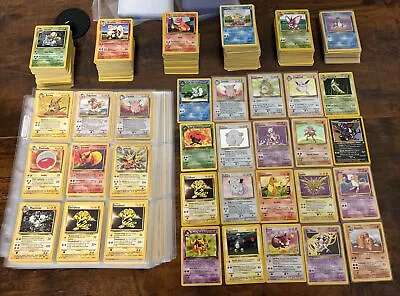 Large Old School Pokémon Card Lot- Holo First Edition Shadowless WOTC NM-LP • $44.99