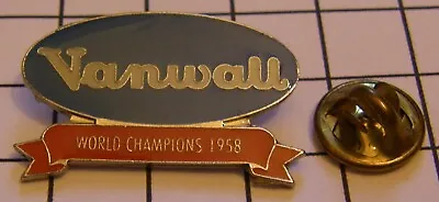 VANWALL RACING WORLD CHAMPIONS 1958 Vintage Pin • $4.99