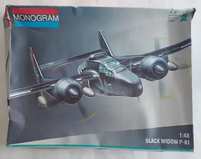 Monogram 1/48 Black Widow P-61 Kit # 7546 • $9.99