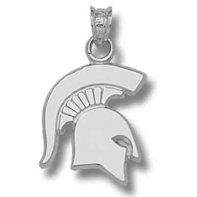 Michigan State University SOLID SPARTAN Silver Pendant • $47.95